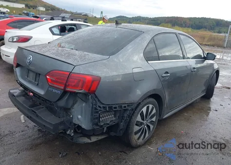 2013 Volkswagen Jetta Hybrid Sel Premium из США, поврежденный, VIN 3VW637AJ2DM264676